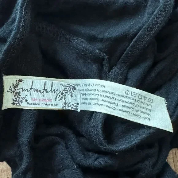 Free People Intimately Black Bodysuit Women’s Small - Picture 5 of 5